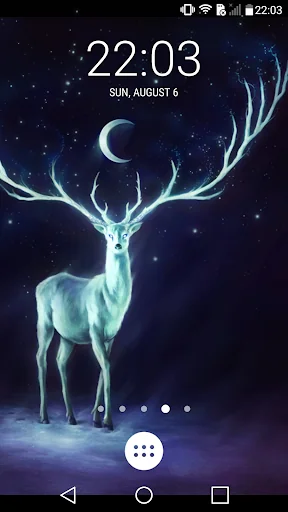 Night Bringer Magical deer lwp screenshot 1
