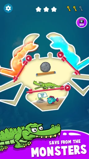 Save The Fish - Pin Puzzle