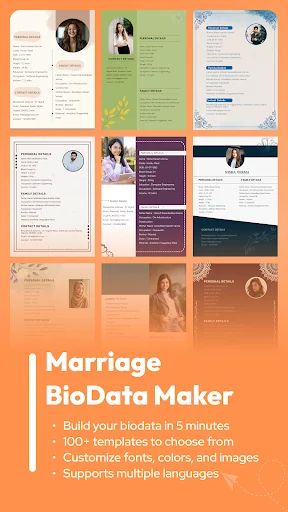 Marriage Bio Data Maker