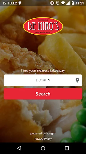 De Niro's Ordering App