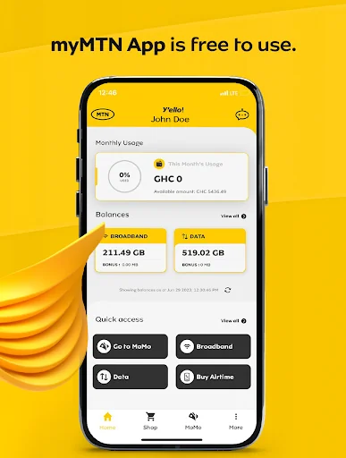 myMTN Ghana screenshot 1