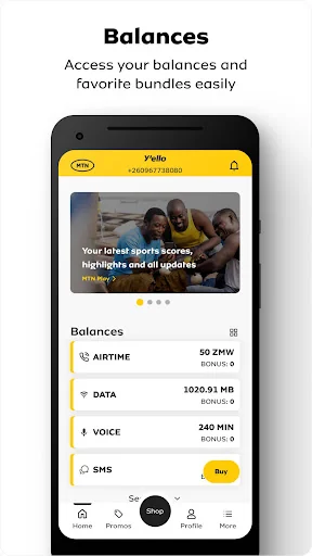 MyMTN Zambia screenshot 1