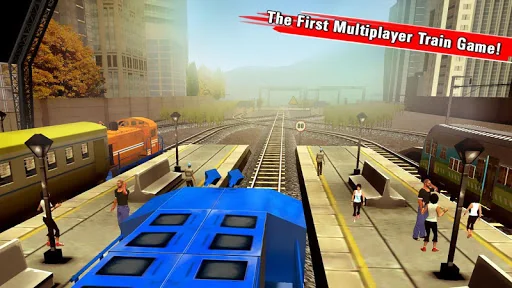 Train Racing Games 3D 2 Player screenshot 1