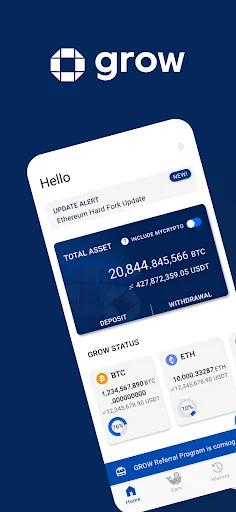 GROW - Make Crypto Simple screenshot 1