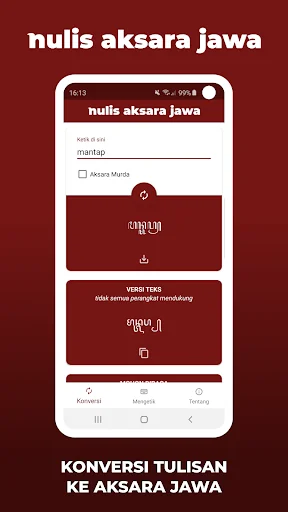 Nulis Aksara Jawa Ketik & Baca