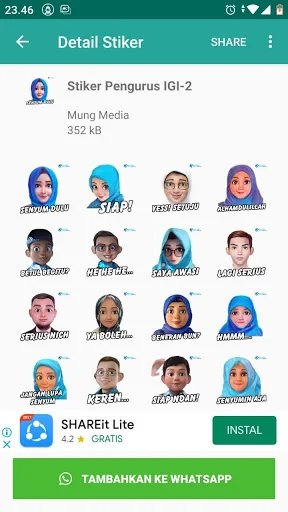 Stiker WA IGI