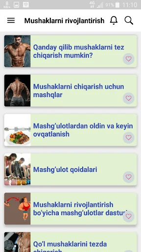 Mushaklarni rivojlantirish
