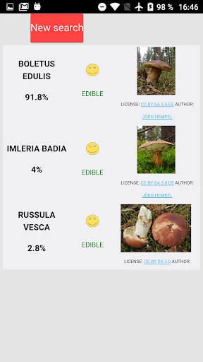 Mushroom identification from p screenshot 1
