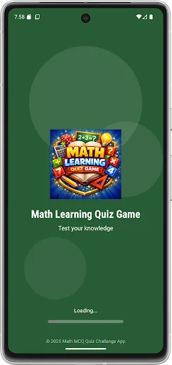 Math Learning Quiz Game