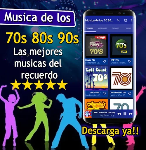 Musica de los 70 80 90 screenshot 1
