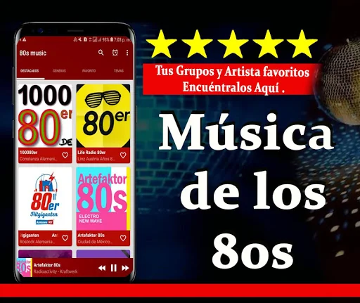 Musica de los 80 screenshot 1
