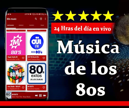 Musica de los 80 screenshot 2