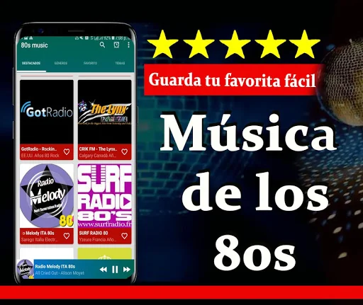 Musica de los 80 screenshot 3