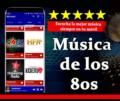Musica de los 80 screenshot 4