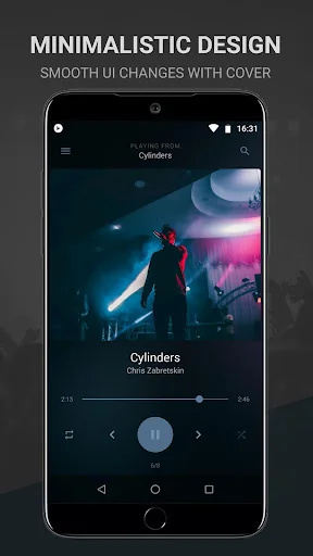 BlackPlayer Music Player screenshot 1
