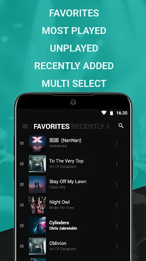 BlackPlayer Music Player screenshot 2