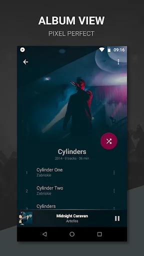 BlackPlayer Music Player screenshot 4