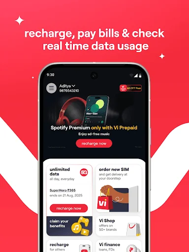 Vi: Recharge & Payments