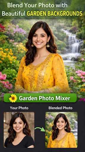 Garden Photo Blender / Mixer