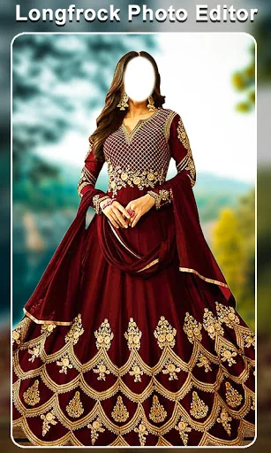 Long frock photo editor