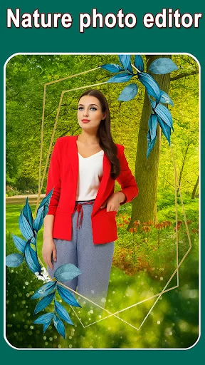 Nature photo frames / editor