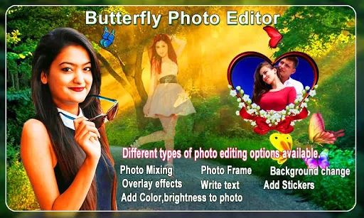 Butterfly Photo Frames Editor