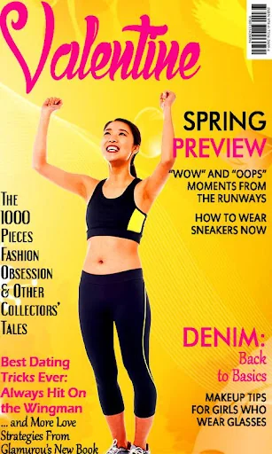 Magazine page photo editor