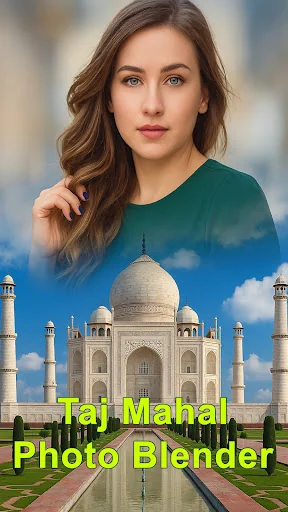 Taj mahal photo blender /mixer