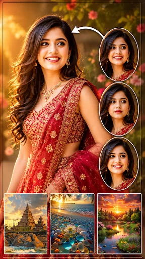 Lehenga Choli Photo Editor