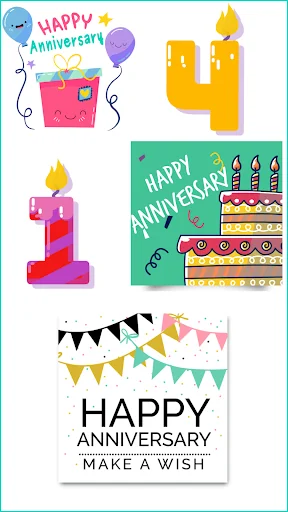 Anniversary Stickers for Whats screenshot 2