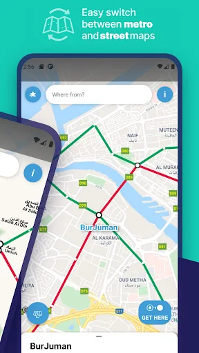 Dubai Metro App: Route Planner screenshot 2