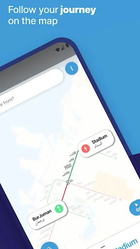 Dubai Metro App: Route Planner screenshot 4