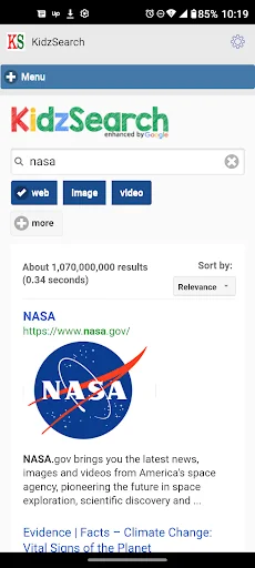 KidzSearch screenshot 2