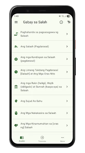 Gabay sa Salah (Pagdarasal)
