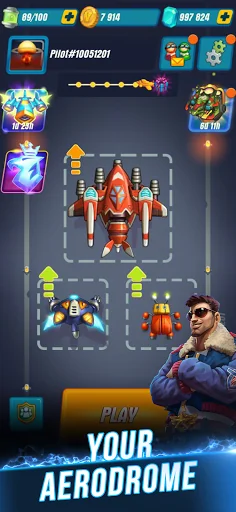 HAWK: Airplane Space games screenshot 2