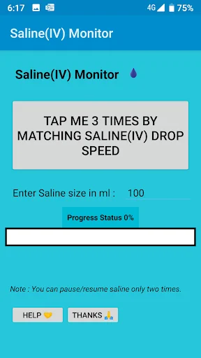Saline(IV) Monitor