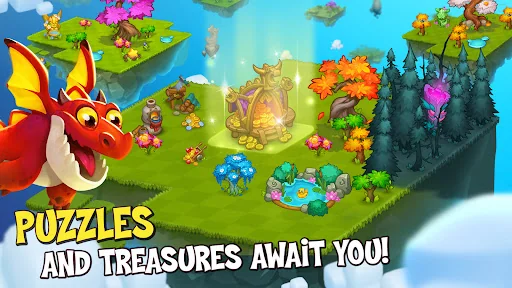 Merge World Above Magic Puzzle screenshot 2