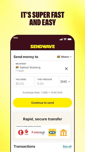 Sendwave: Send Money Abroad screenshot 3