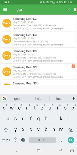 Notification History screenshot 4