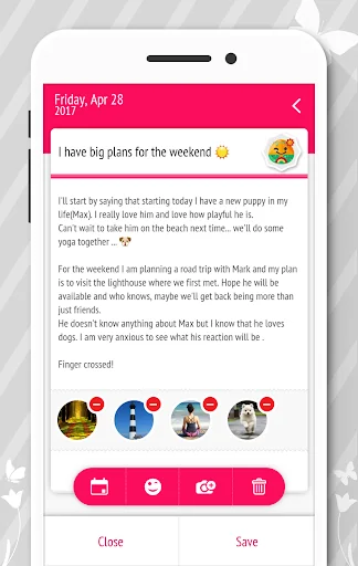 Diary - Journal with password screenshot 3