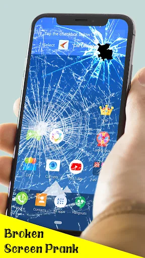 Broken Screen Prank-Fake Crack