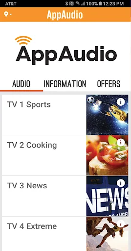 AppAudio Streaming App Audio screenshot 1