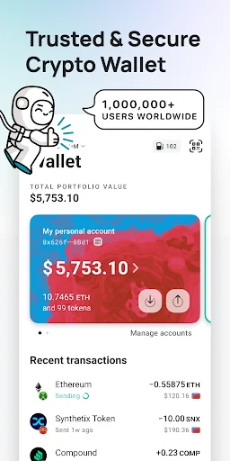 MEW crypto wallet: DeFi Web3 screenshot 1