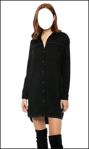 Women Tencel Dress Photo Suit