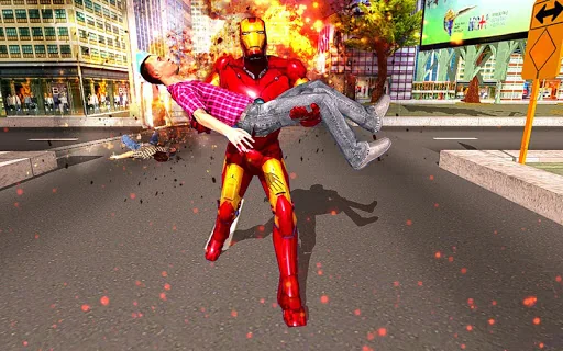 Iron Robot Rescue Mission screenshot 4