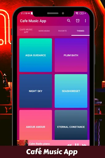 Cafe Music App Player