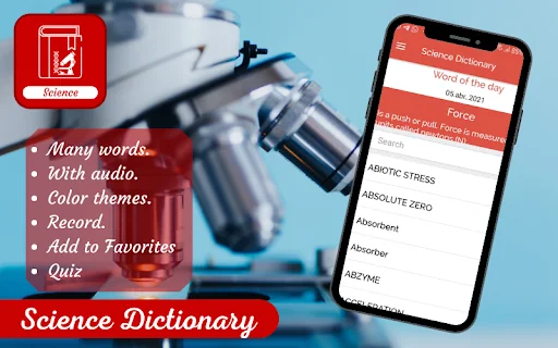 Science Dictionary App