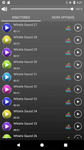Whistle Sounds & Ringtones screenshot 3