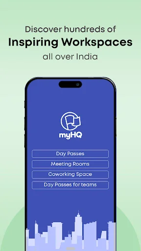 myHQ Coworking & Meeting Rooms screenshot 1
