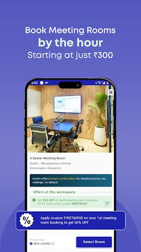 myHQ Coworking & Meeting Rooms screenshot 3